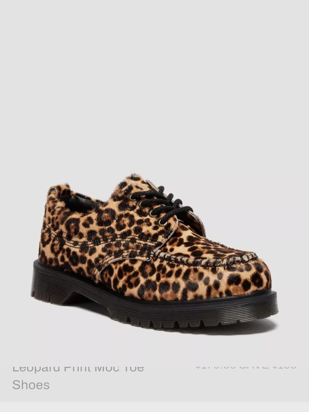 Dr Martens Leopard Print Loafer